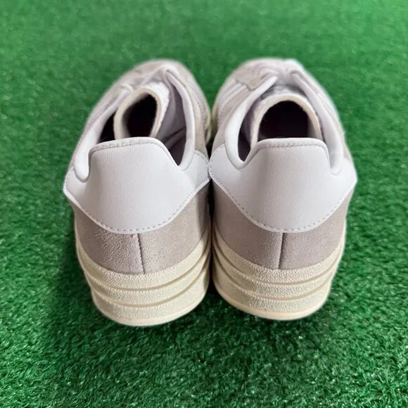 Adidas Gazelle Bold Grey White Womens HQ6893 NEW* Sz 7.5 - Picture 5 of 7